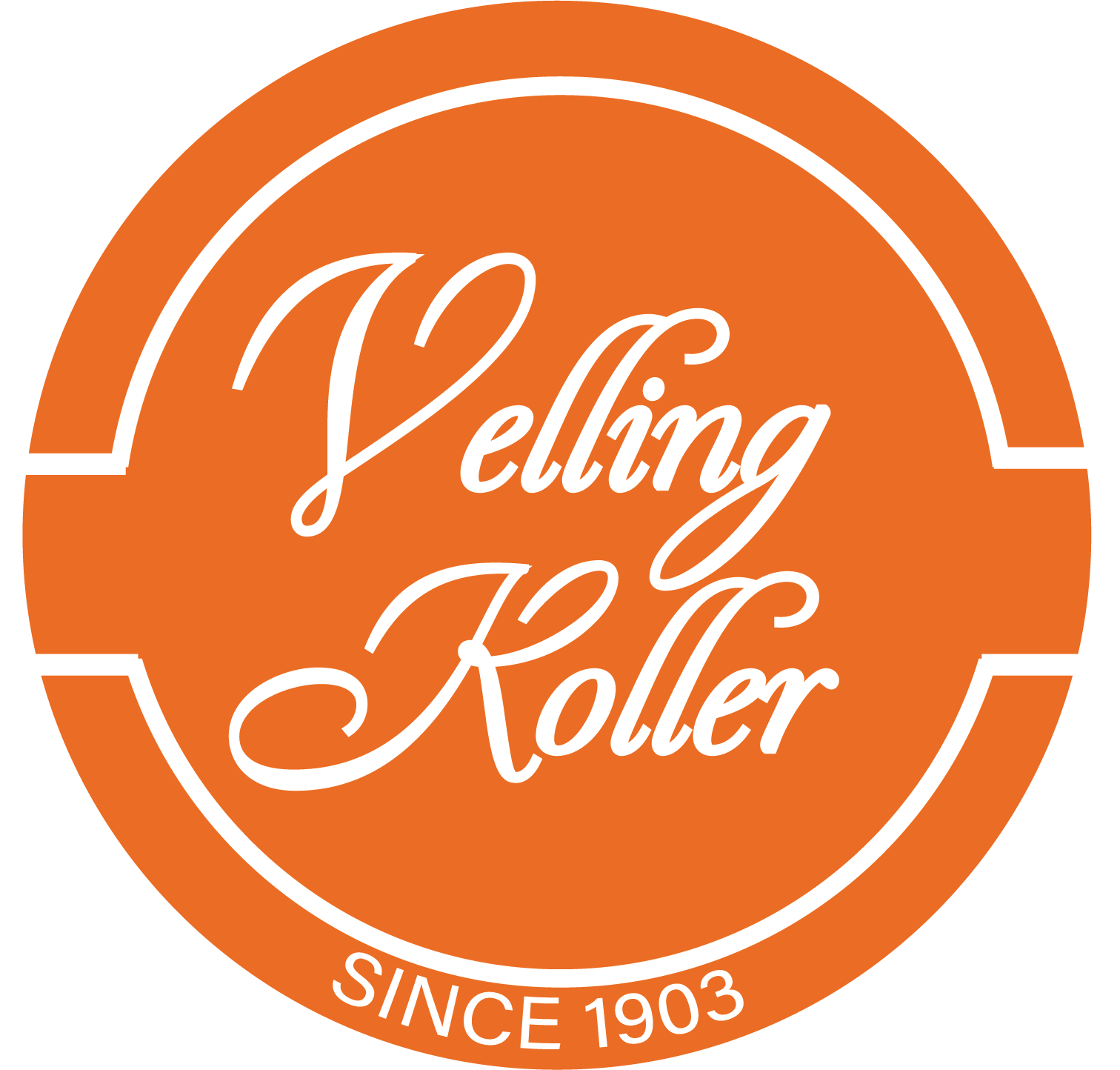 VK logo Hvid Orange